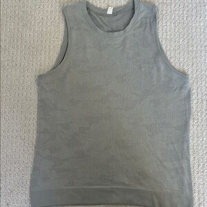 lululemon Gray Muscle Tee size 8